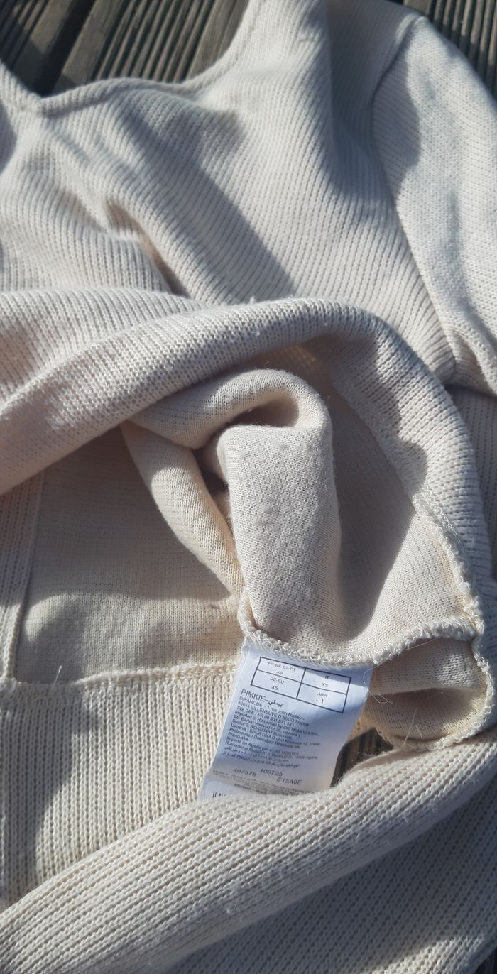 Pull demi saison col en V taille xs/34pimkie - photo numéro 4