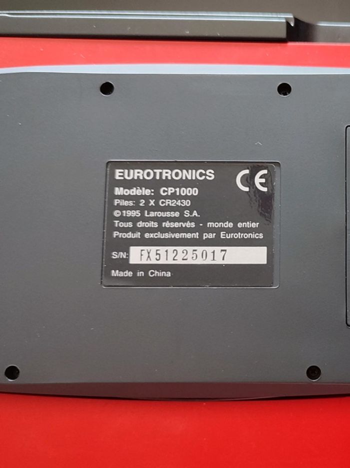 Dictionnaire de Français Larousse Eurotronics - Vintage 90's - TBE - photo numéro 4