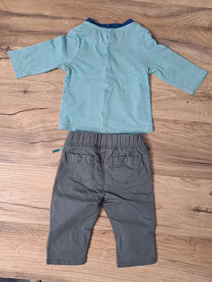 Ensemble 3 mois Obaïbi Okaïdi neuf sans étiquette - photo numéro 2