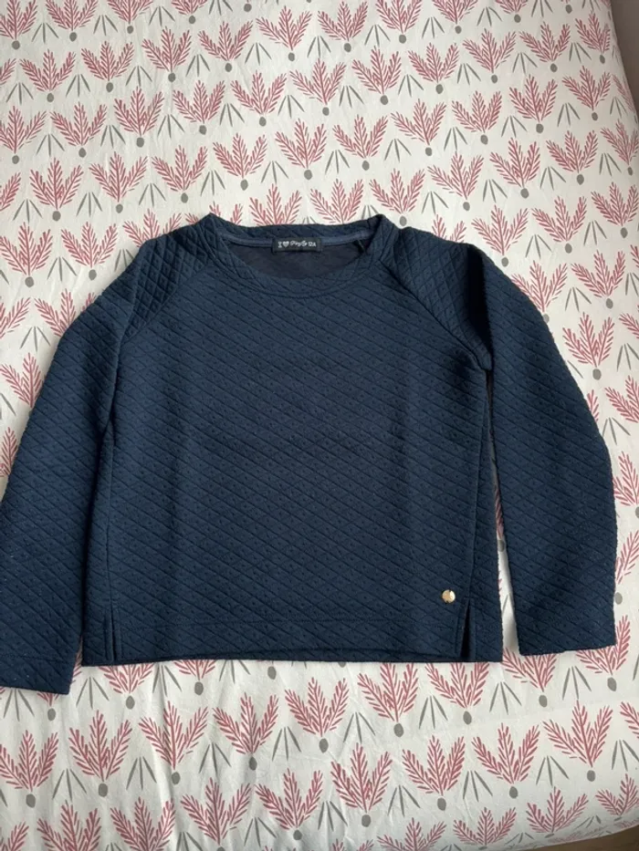 Pull bleu marine I love firefly