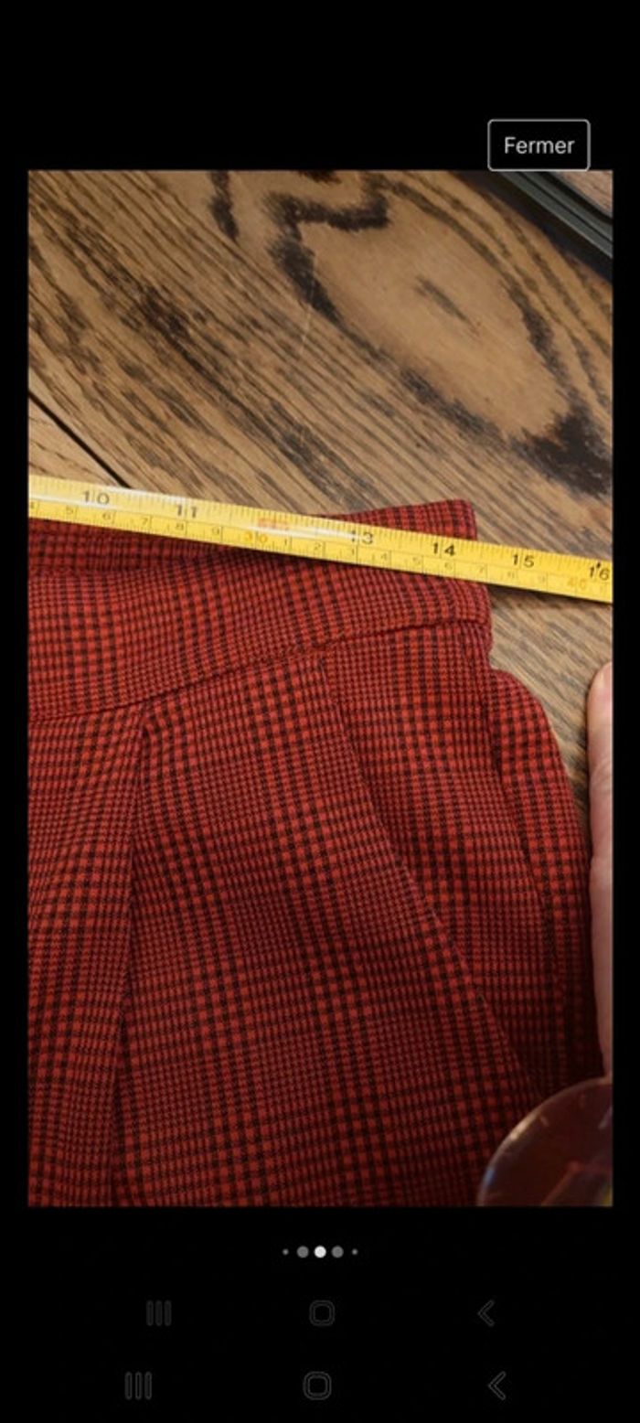 Pantalon Jaqueline de Jong rouge/noir eu M - photo numéro 9