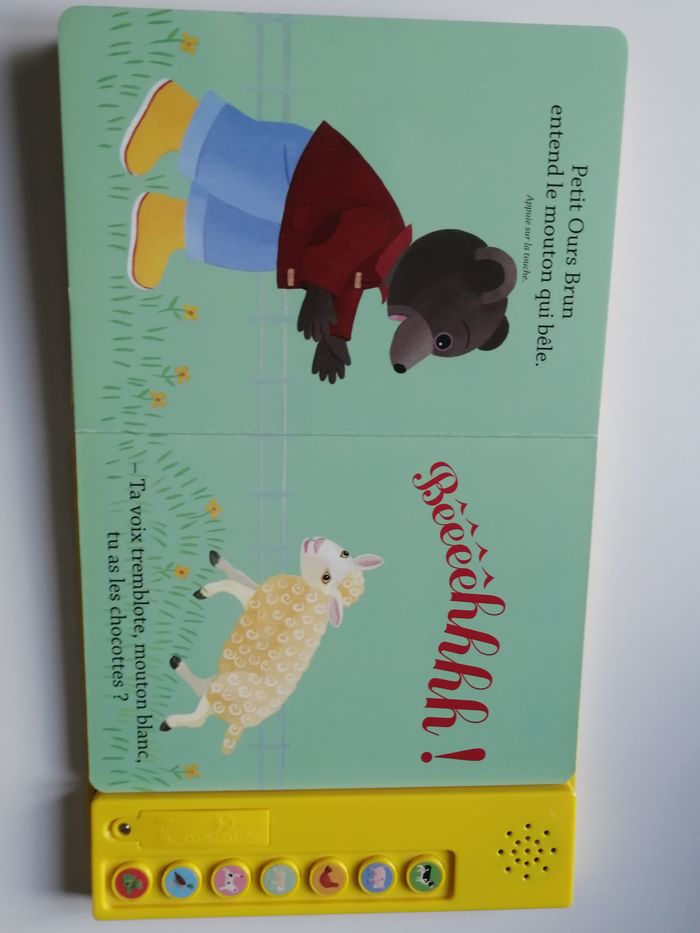 livre sonore petit ours brun - photo numéro 6