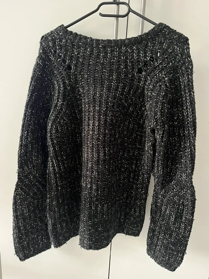Pull en crochet Ichi noir - photo numéro 2