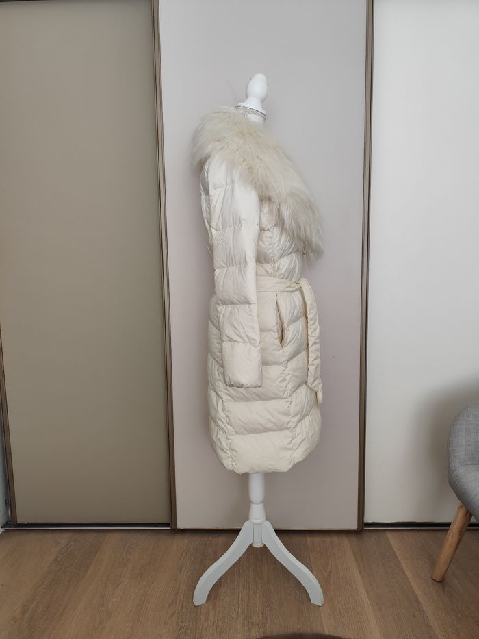 Doudoune mi-longue Ralph Lauren taille S écru et duvet automne hiver - photo numéro 5