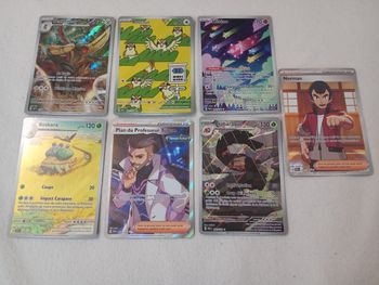 Lot de 7 carte pokémon secrète
