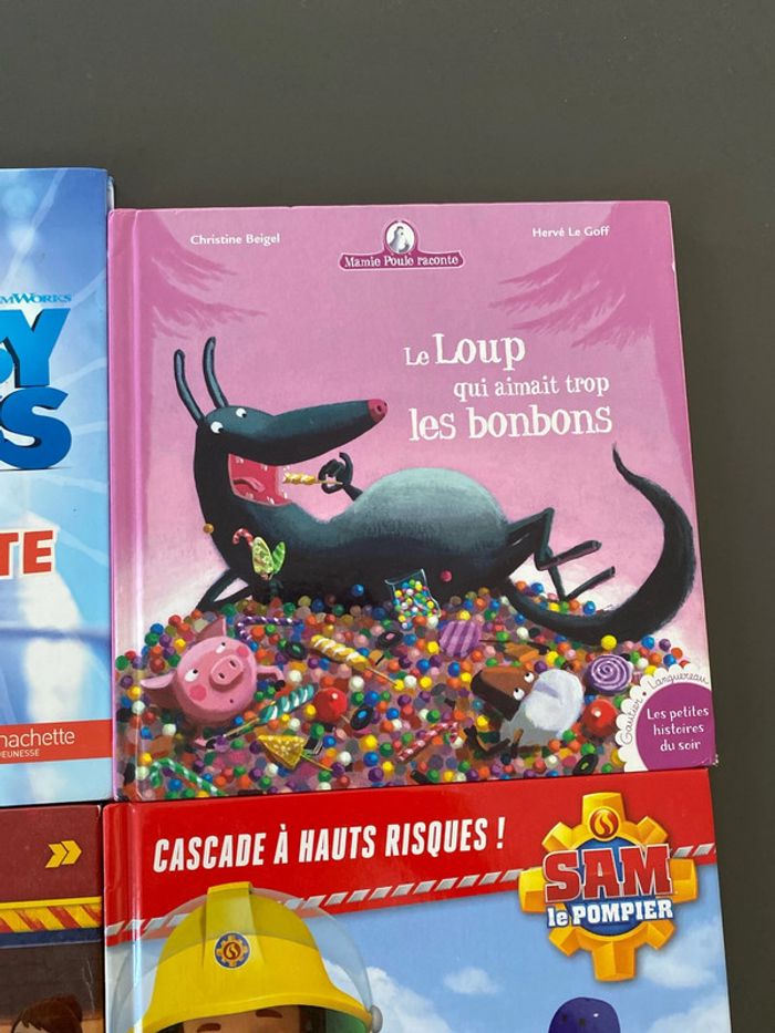 Lot de 4 livres baby boss bob le bricoleur sam le pompier et mamie poule raconte - photo numéro 3