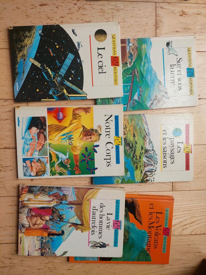 Lot de 6 livres collection 6/9 questions reponse