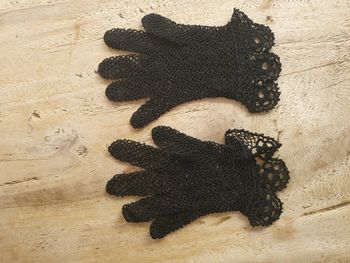 Gants au crochet vintage