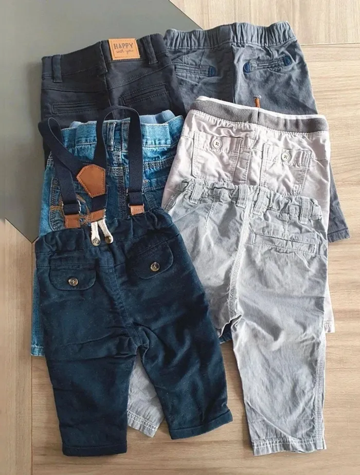 Lot de 6 pantalons 3 mois - photo numéro 5