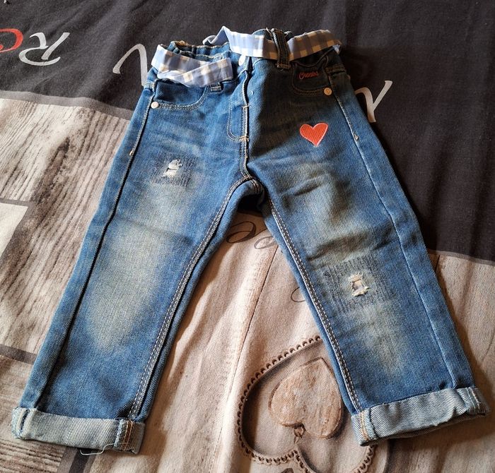 Jean avec ceinture Creeks 12 mois