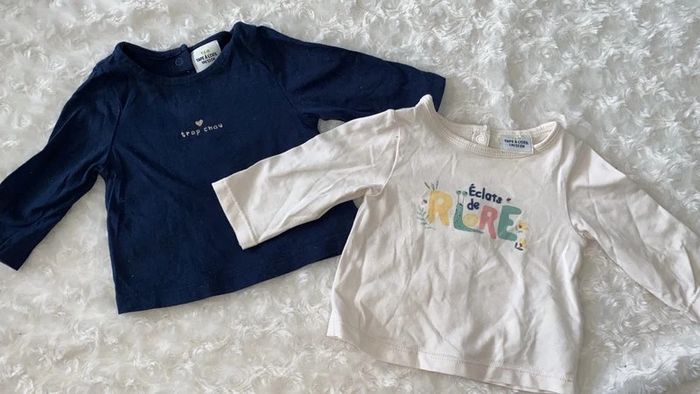 Lot de 2 manches longues