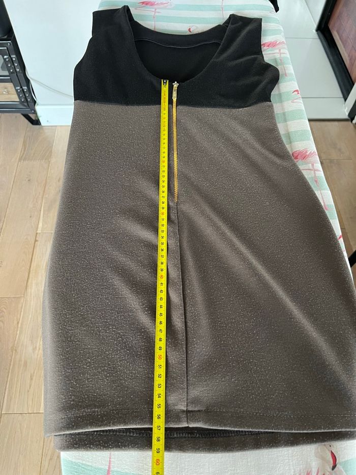 Robe manche courte bicolore - photo numéro 7