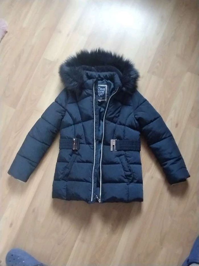 Veste D'Hiver Fille Bleu 140 Taille