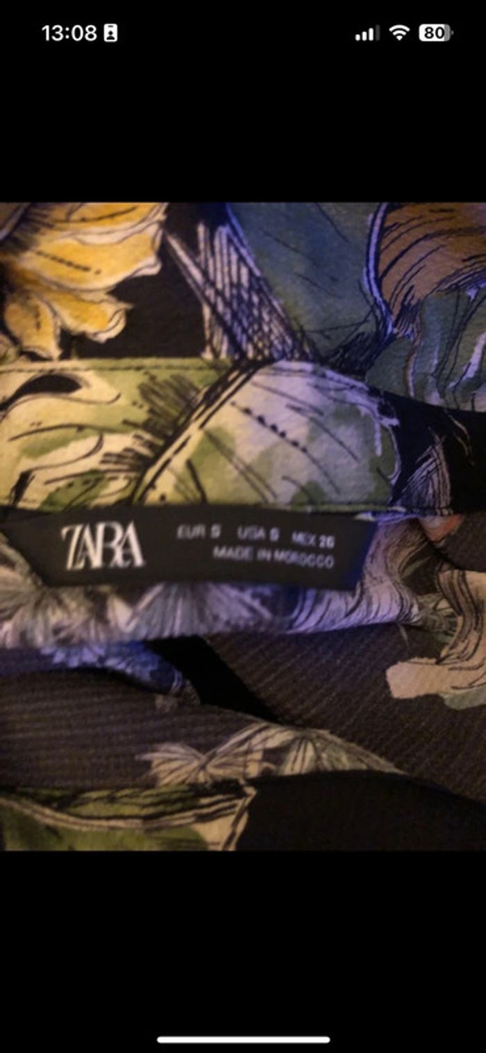 🌿🦜Chemise esprit Jungle Chic Zara tropical shirt🌿🦜 - photo numéro 12