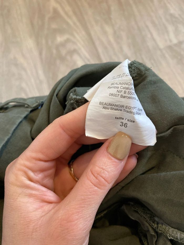 Pantalon cache cache kaki - photo numéro 3
