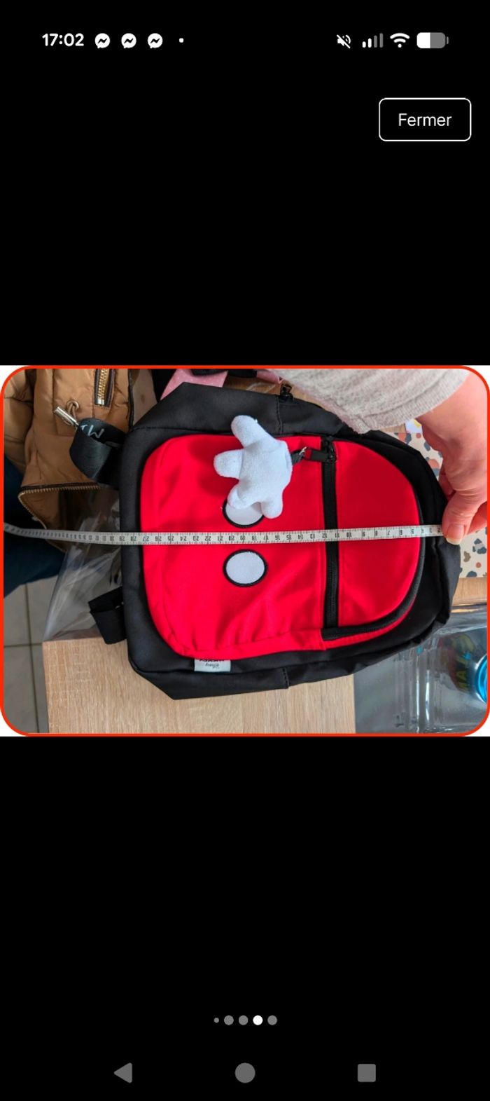 Petit sac à dos Mickey Mouse zara x disney - Neuf - photo numéro 9