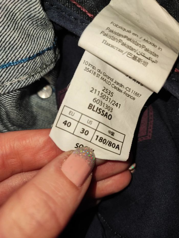 Jean 👖 homme taille 40 bonobo - photo numéro 4