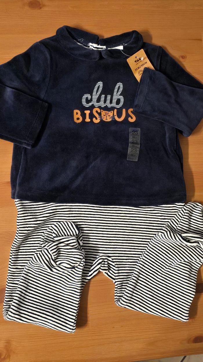 (Neuf non porté)🏷🥰💙 pyjama doux et chaud 23mois Garçon - photo numéro 3