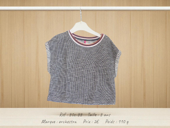 T-shirt 8 ans Orchestra (80c-88-mag)