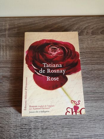 Livre Rose de Tatiana de Rosnay