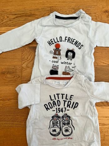 Lot de deux t-shirt 3mois