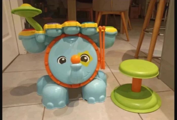 Batterie éléphant Jungle Rock 18 mois 4 ans ·Très bon état·VTech - photo numéro 2