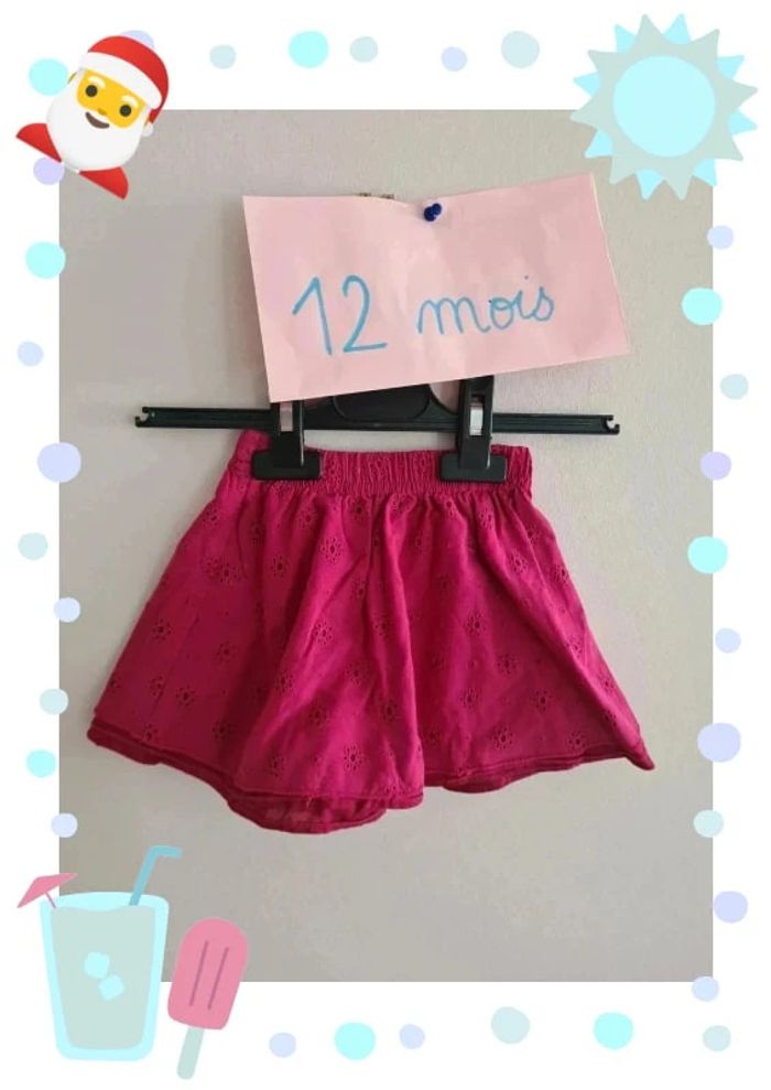 jupe rose kitchoun 12 mois