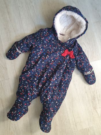 Combipilote Sergent Major bébé  fille 3  mois