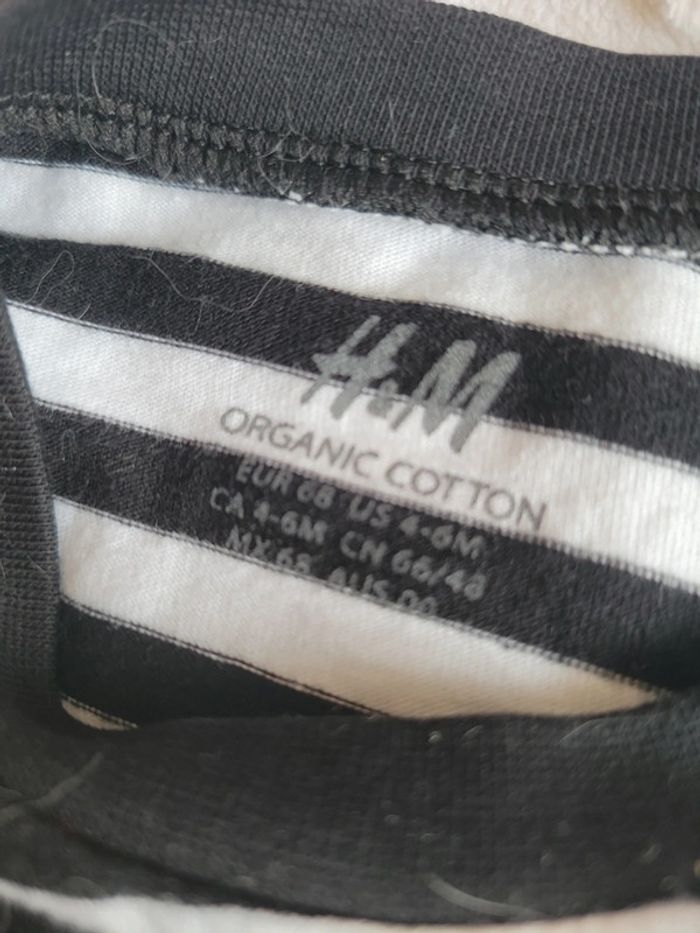 Tee-shirt manches longues 4-6 mois – H&M – Mixte - photo numéro 2