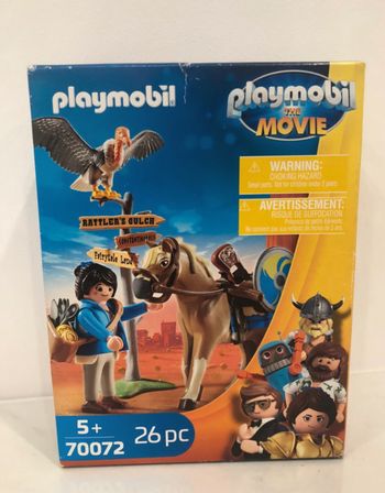 Playmobil The Movie 70072 Marla avec cheval 26 pièces. Boîte neuve, scellée.