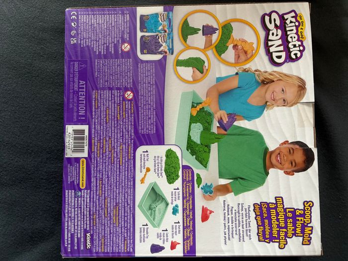 Spin Master Coffret Chateau-Bac à Sable Kinetic sand - photo numéro 2