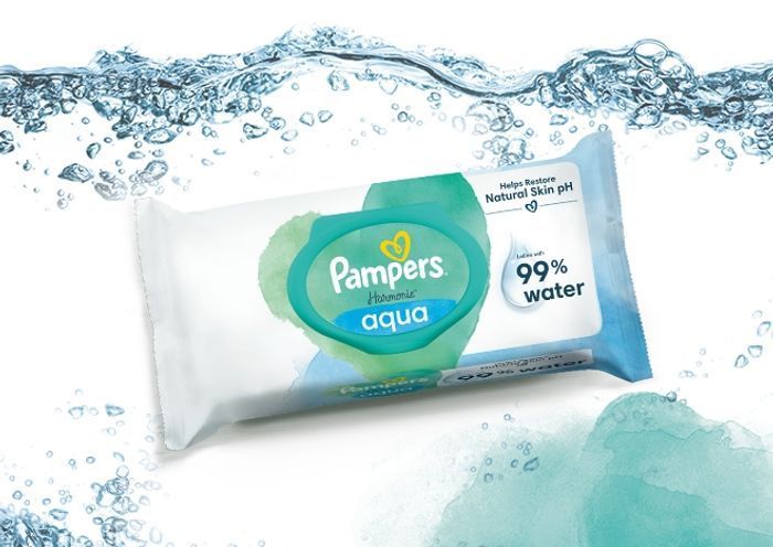 Lot de 9 paquets de Lingettes  Pampers Harmonie Aqua - photo numéro 8