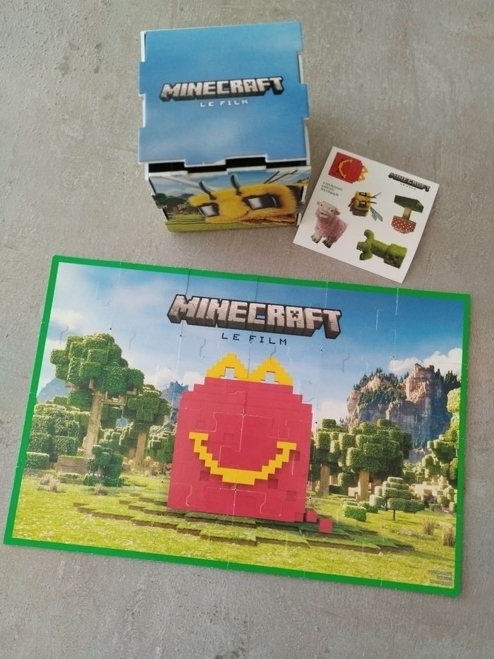 Boite puzzle 24 pièces Minecraft - photo numéro 5