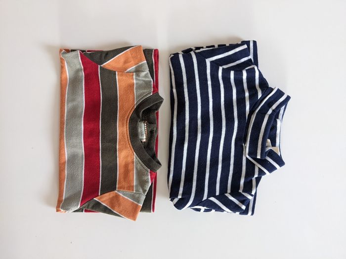 Lot de deux t-shirts manches longues - 3 mois