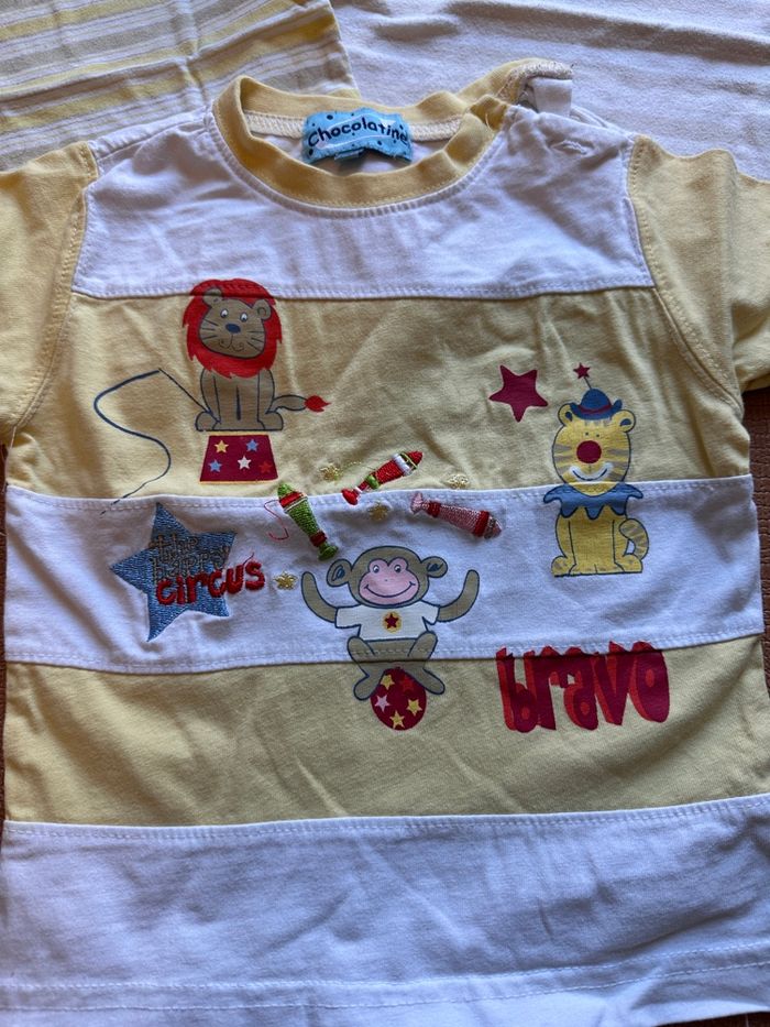 Lot de 3 t-shirts 12mois - photo numéro 2