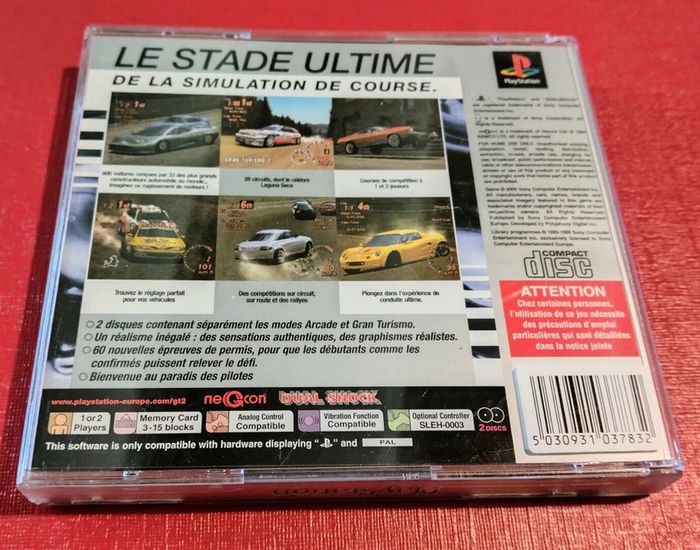 Jeu PlayStation 1 grand turismo 2 platinium - photo numéro 3