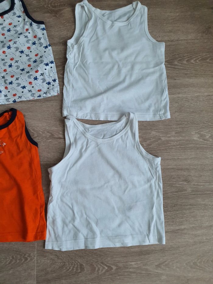 Lot de 6 débardeurs garçon taille 3-4 ans - photo numéro 2