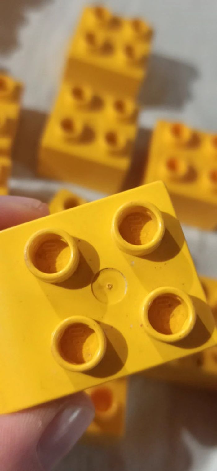 Briques jaune de construction lego duplo - photo numéro 14