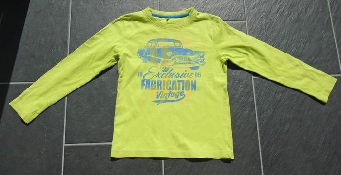 Joli tee-shirt manches longues garçon 8 ans