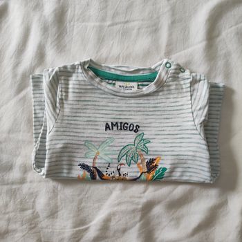 T-shirt bébé garçon 6 mois Tape à l’œil