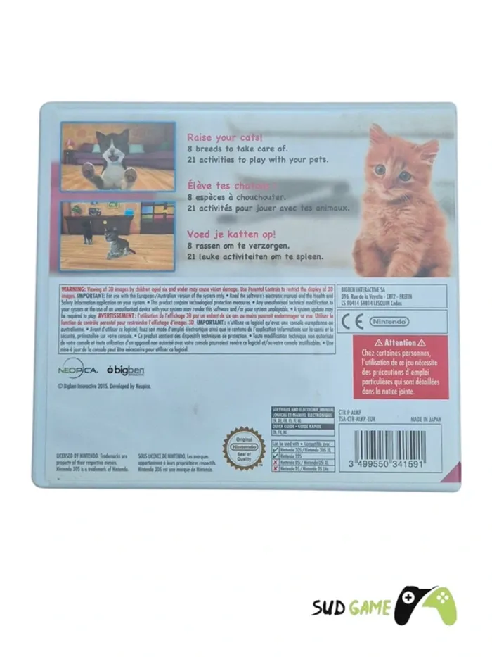 Jeu 3DS " I love my cats" - photo numéro 2