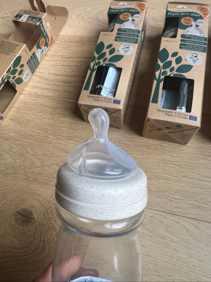 Biberon bébé confort en verre physiologique Air Eco 270 ml - bébé confort - photo numéro 5