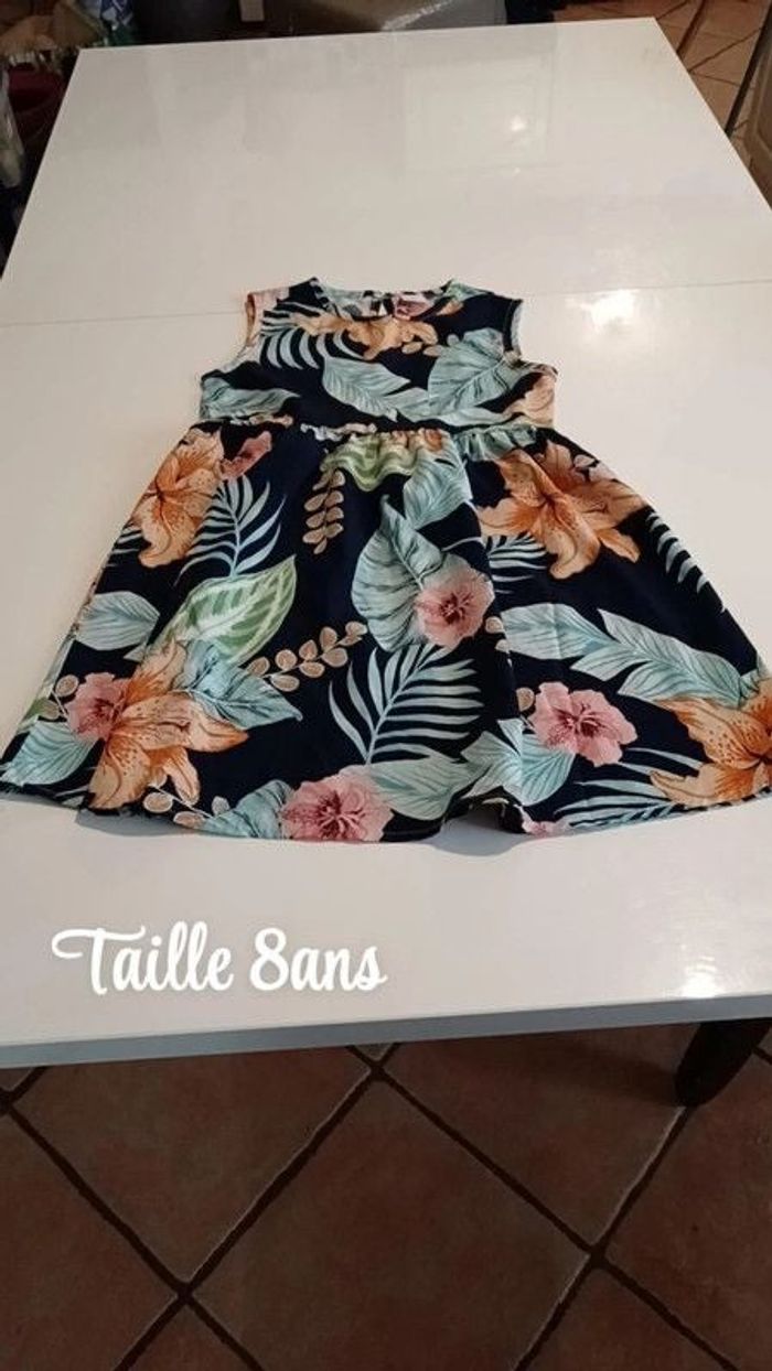 Robe fleury