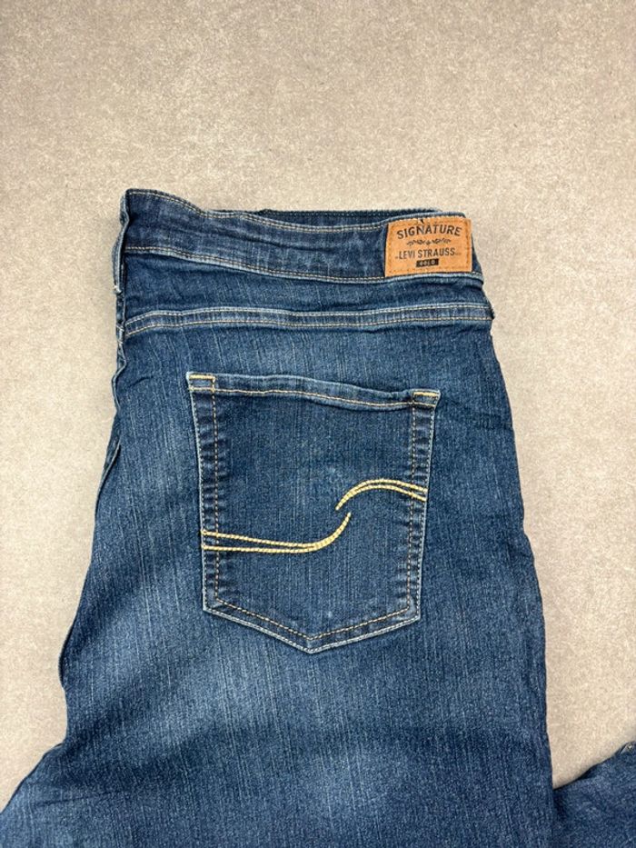 Jean pantalon coupe droite signature gold levis bleu W35 - photo numéro 2