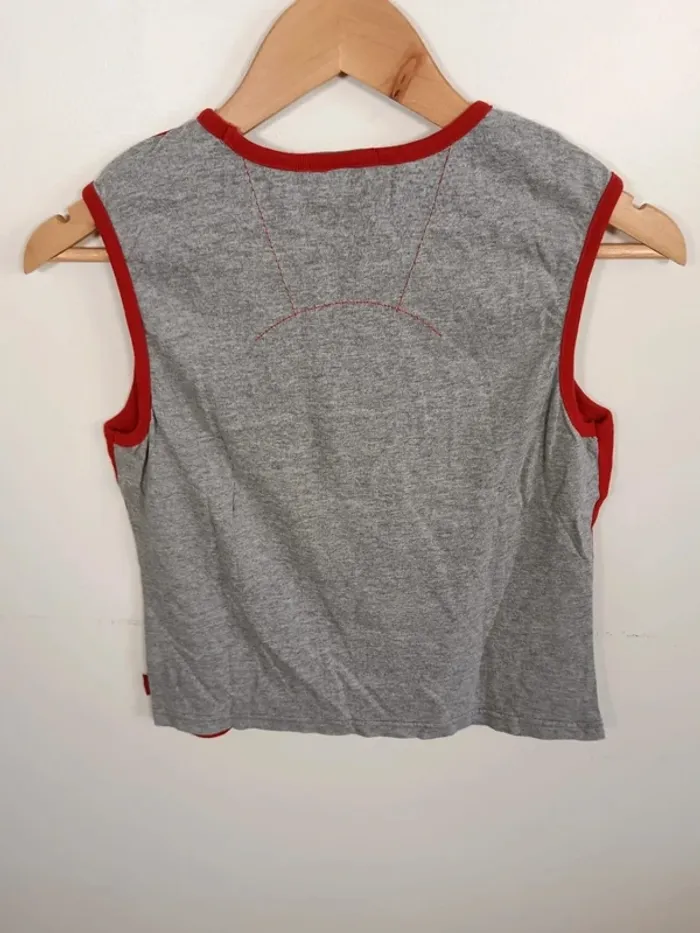 C24 débardeur rouge/gris Domyos 42 - photo numéro 2