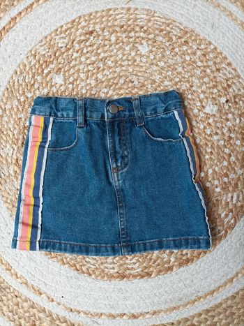 Jupe courte en jeans