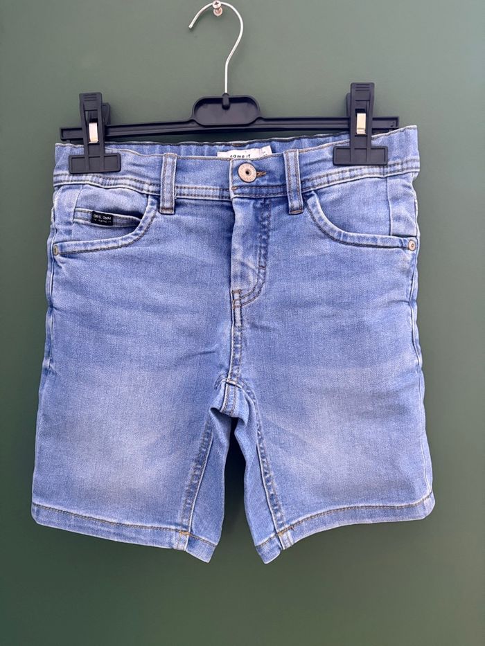 💙 Short garçon Name It – 8 ans (128 cm) – Bleu clair – TBE - photo numéro 2