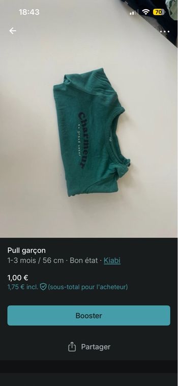 Pull garçon 