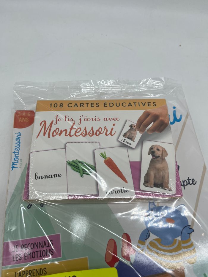 Magazine livre d’activité je fais seul Montessori 3à 6 ans avec ces 108 cartes j’écris je lis Neuf ! - photo numéro 5
