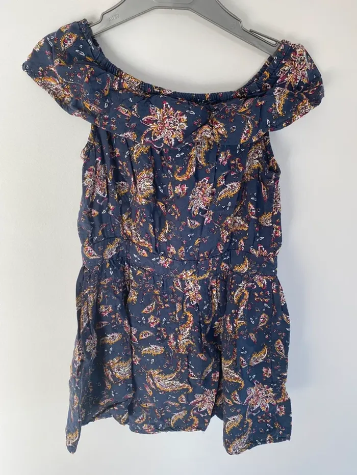 Robe été tape a l’œil grise imprimée multicolore - photo numéro 5